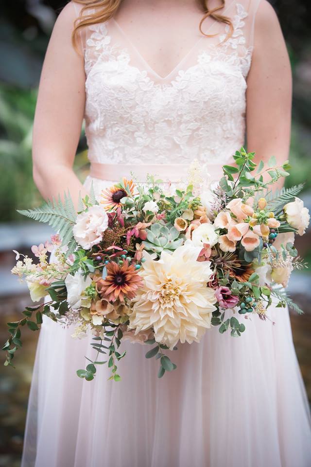 A bridal bouquet by Jennie Love