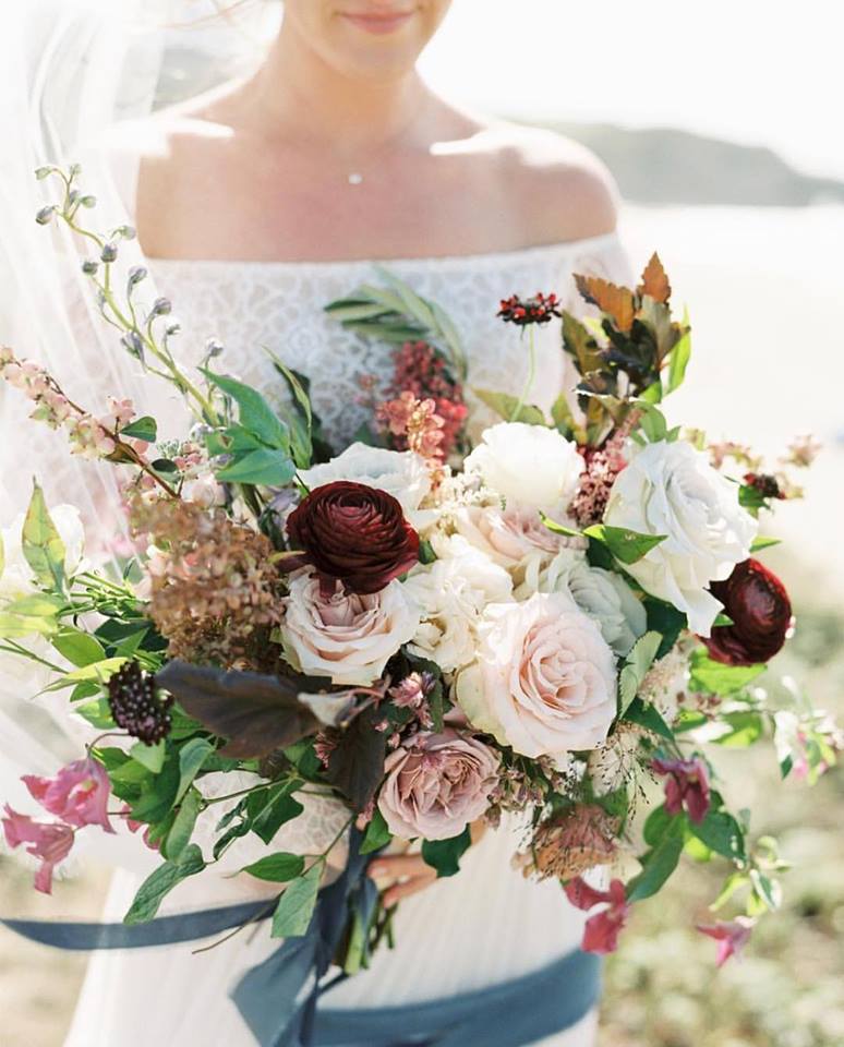 a bridal bouquet by Meg Connelly