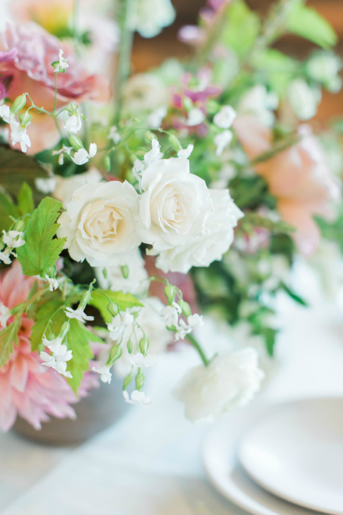 A floral arrangement at the Mayesh Design Star Workshop